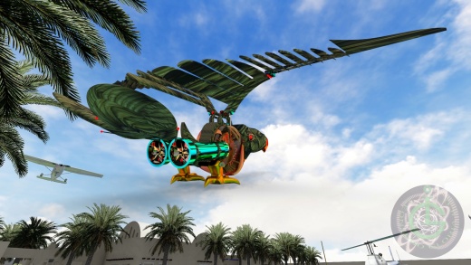 mechanical bird机械扑翼飞鸟机构3D图纸 Solidworks设计缩略图